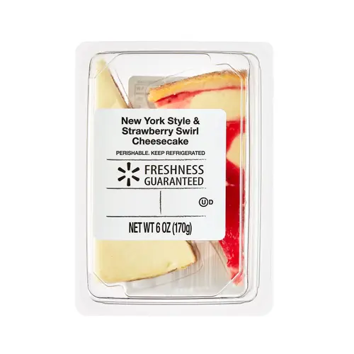 Freshness Guaranteed New York & Strawberry Cheesecakes, 6 oz, 2 Count