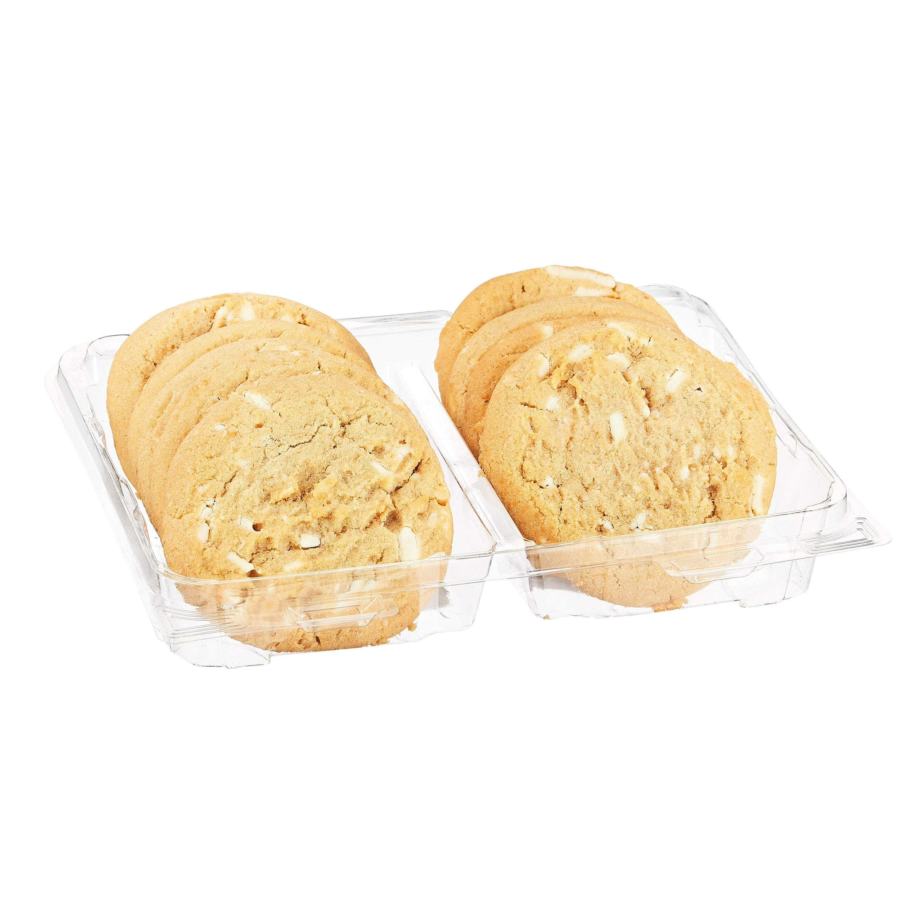 Freshness Guaranteed White Candy Macadamia Nut Bakery Cookies, 14 oz, 10 Count, Baked thumbnail 2