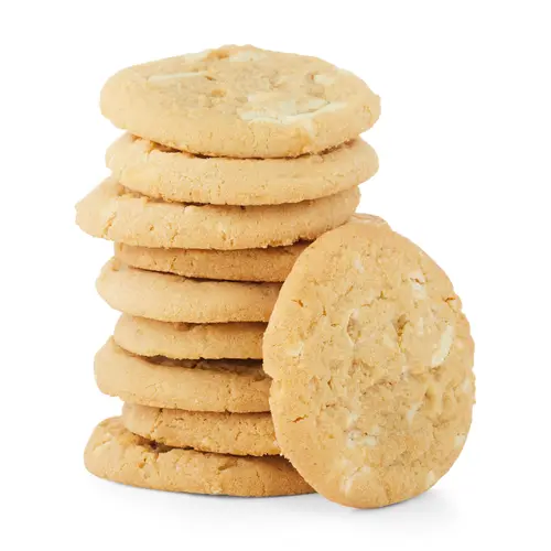 Freshness Guaranteed White Candy Macadamia Nut Bakery Cookies, 14 oz, 10 Count, Baked thumbnail 4