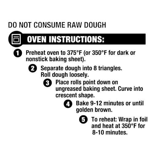 Great Value Flaky & Buttery Regular Crescent Rolls, 8 Count, 8 oz. thumbnail 3