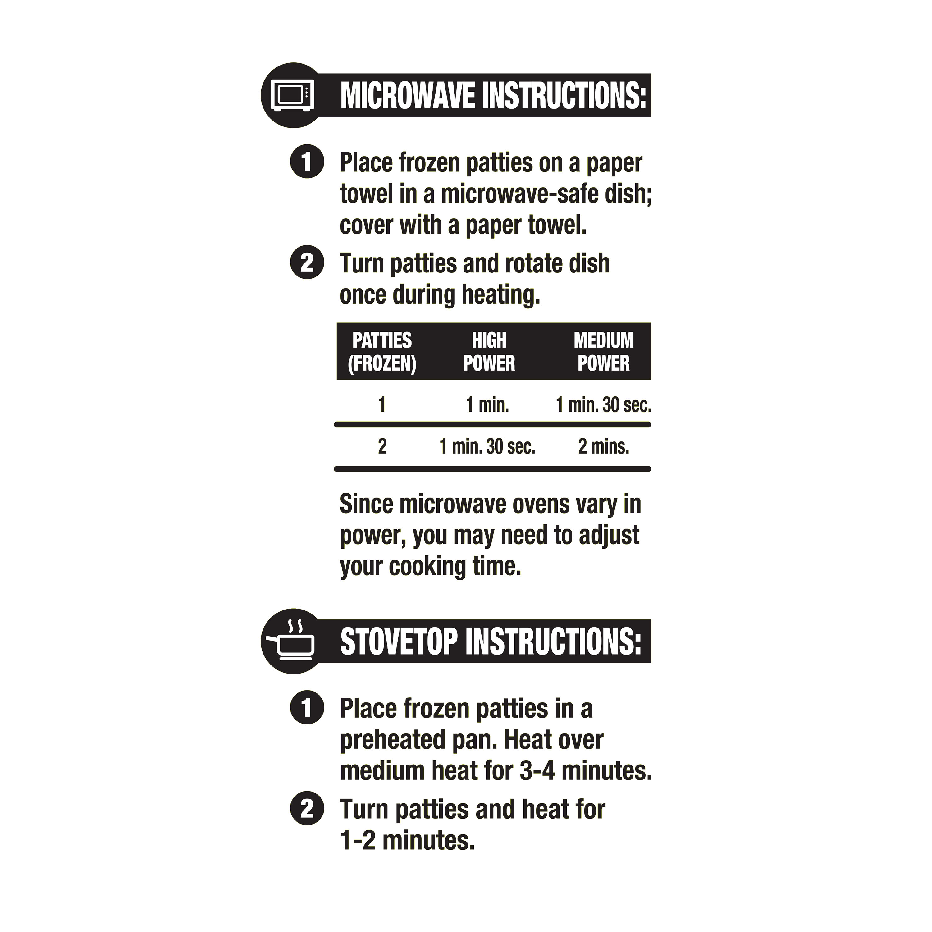 Great Value Fully Cooked Original Turkey Breakfast Patties, 24.92 oz (Frozen) thumbnail 3
