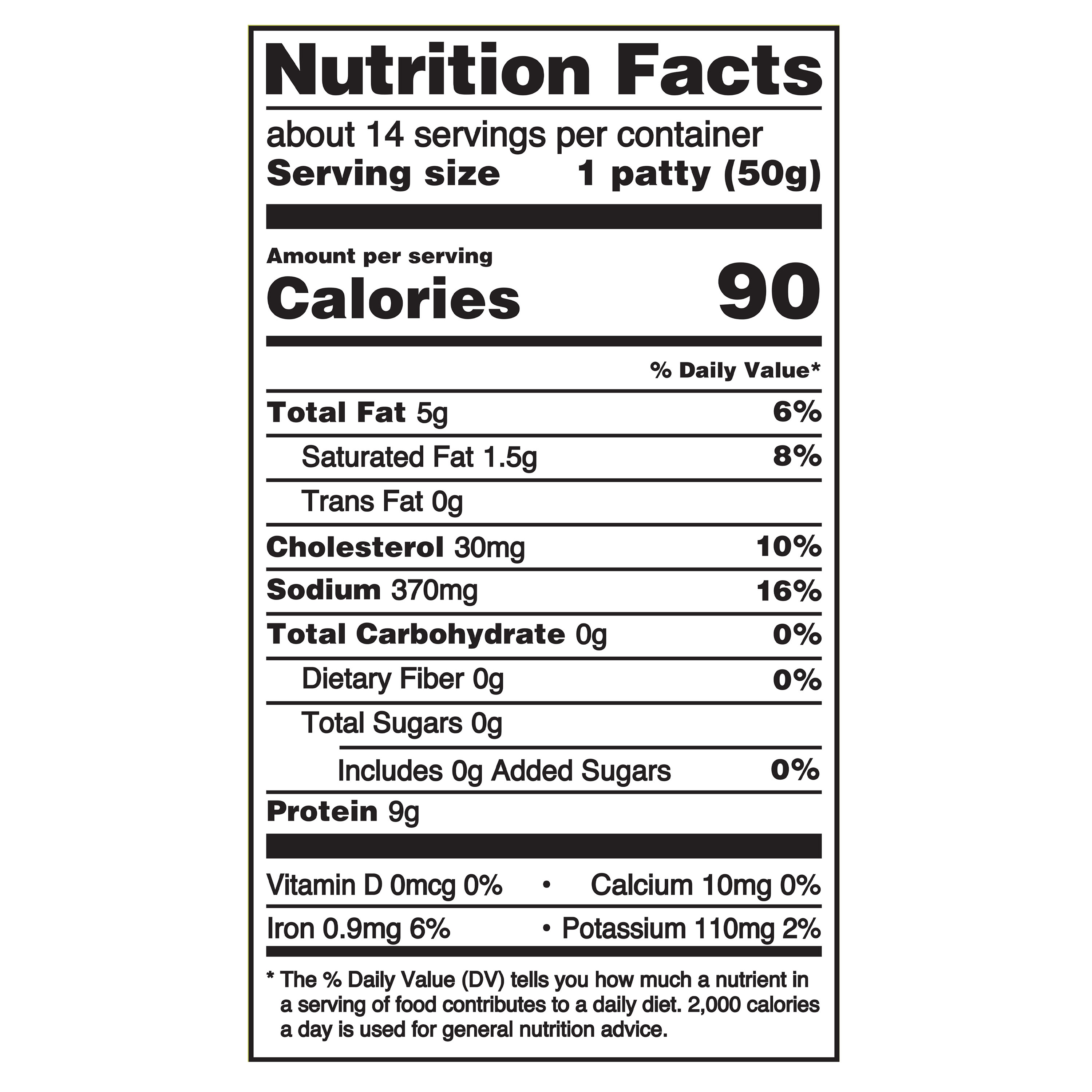 Great Value Fully Cooked Original Turkey Breakfast Patties, 24.92 oz (Frozen) thumbnail 4