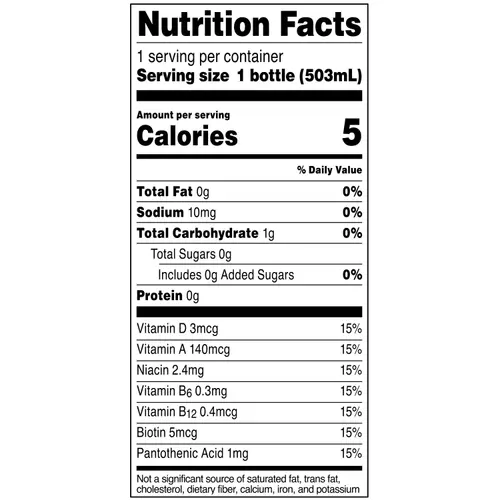 Clear American Black Raspberry Sparkling Water, 17 fl oz Bottle thumbnail 4