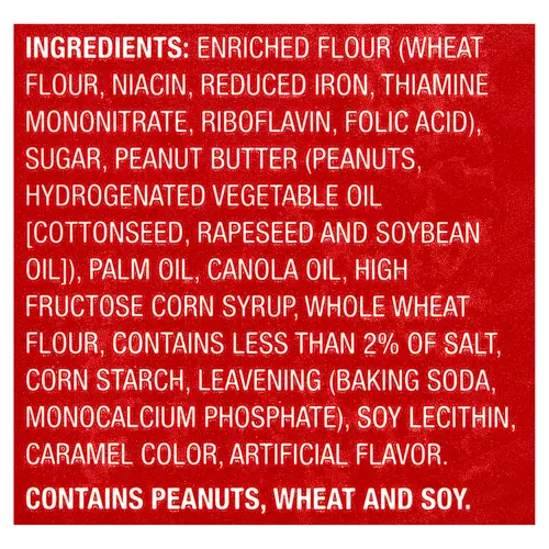 Great Value Peanut Butter Sandwich Cookies, 16 oz, Shelf-Stable/Ambient, Whole, 36 Count thumbnail 4