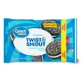 Great Value Twist & Shout Chocolate Flavor Sandwich Cookies, 19.1oz