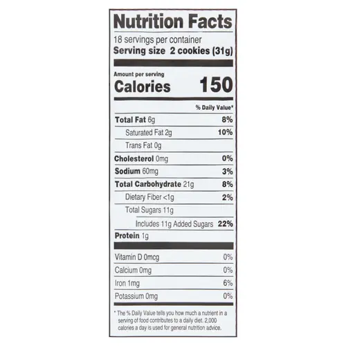 Great Value Chewy Chocolate Chip Cookies, 19.5 oz thumbnail 3