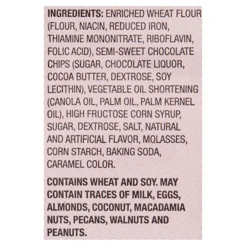 Great Value Chewy Chocolate Chip Cookies, 19.5 oz thumbnail 4