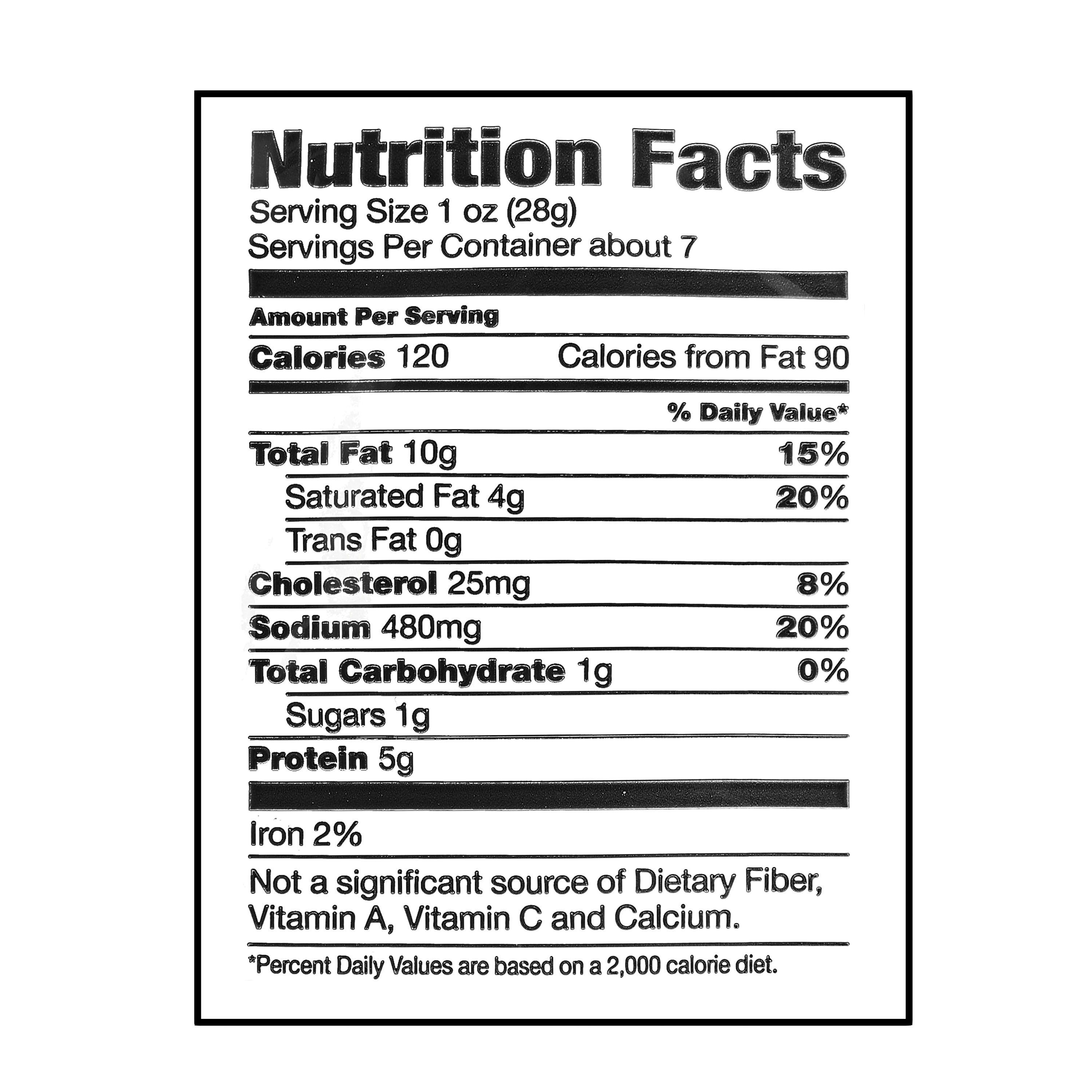 Great Value Hard Salami Lunchmeat, 7oz Re-Sealable Plastic Container, 5 G of Protein per 1oz Serving thumbnail 4