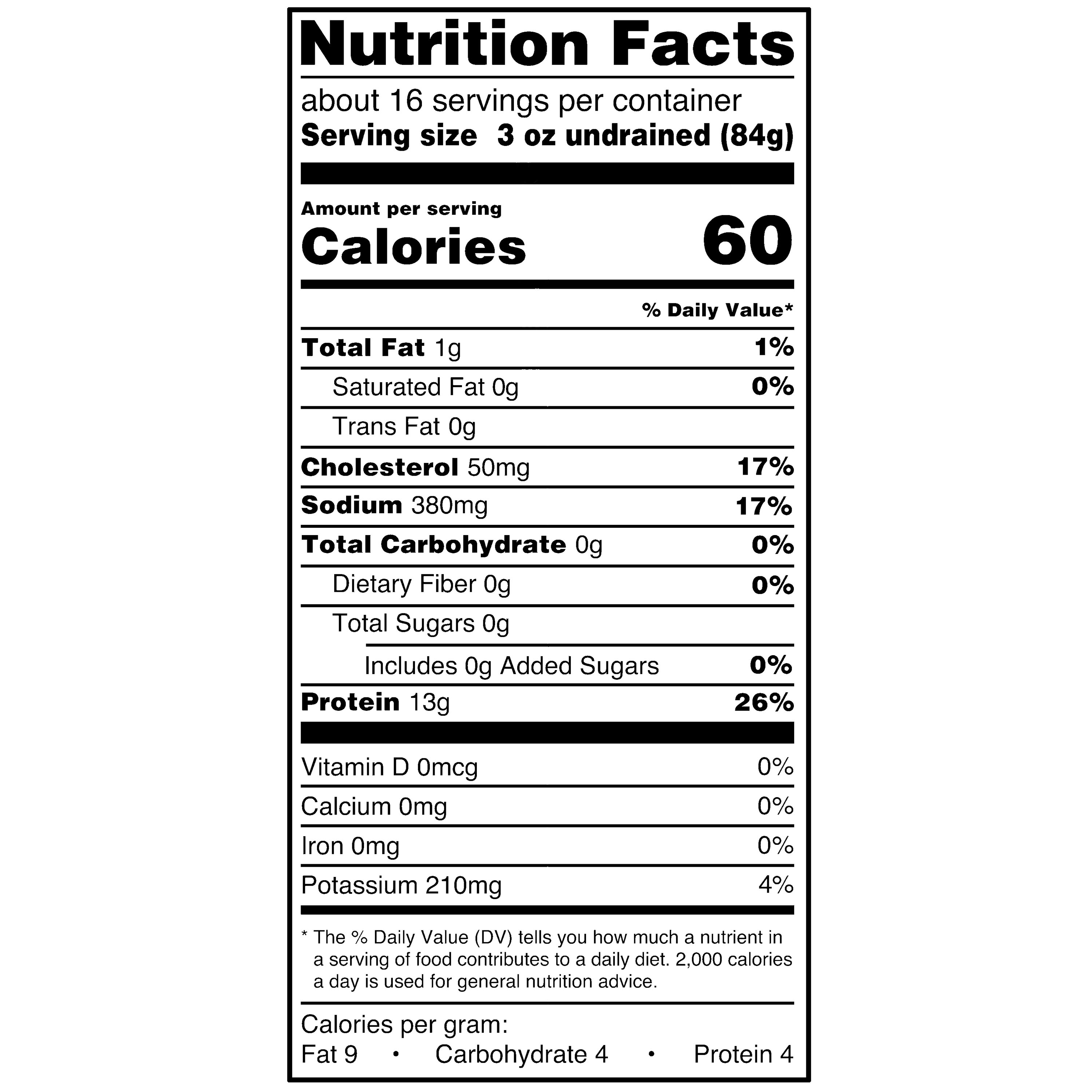 Great Value Chunk Chicken Breast, 12.5 Ounce Can (4 Pack) thumbnail 4