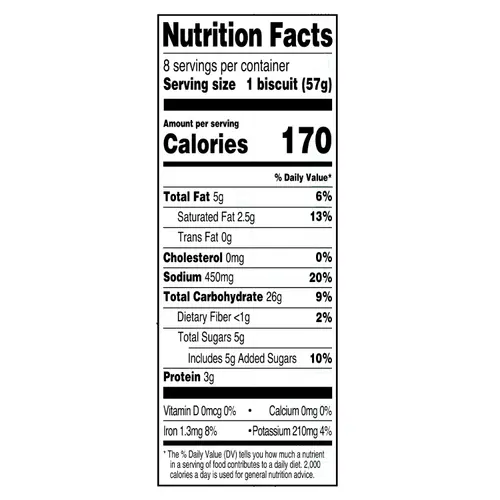 Great Value Flaky Jumbo Buttermilk Biscuits, 8 Count thumbnail 3