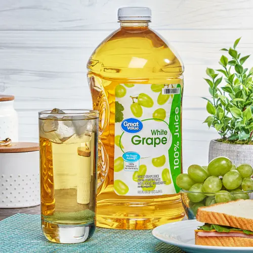 Great Value White Grape 100% Juice, 96 fl oz thumbnail 3