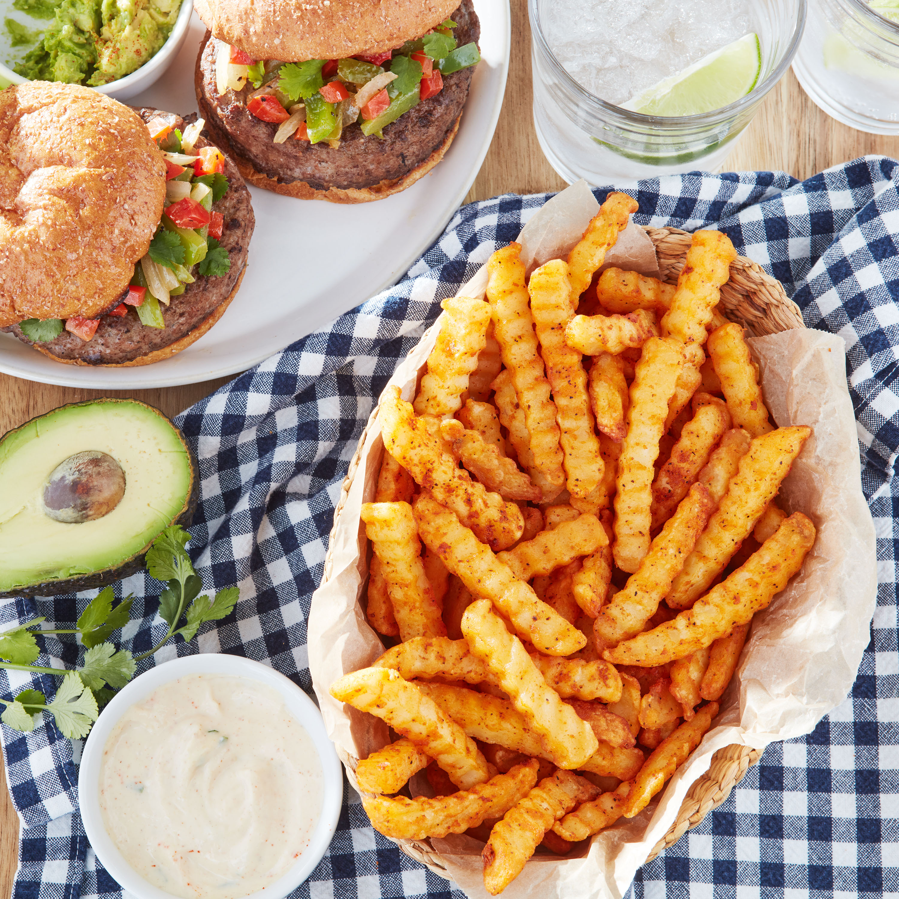 Great Value Batter Mix Seasoned Crinkle Cut French Fried Potatoes, 26 oz Bag (Frozen) thumbnail 2