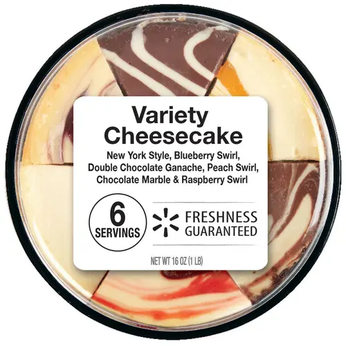 Freshness Guaranteed Variety Cheesecake, 16 oz, 6 Count