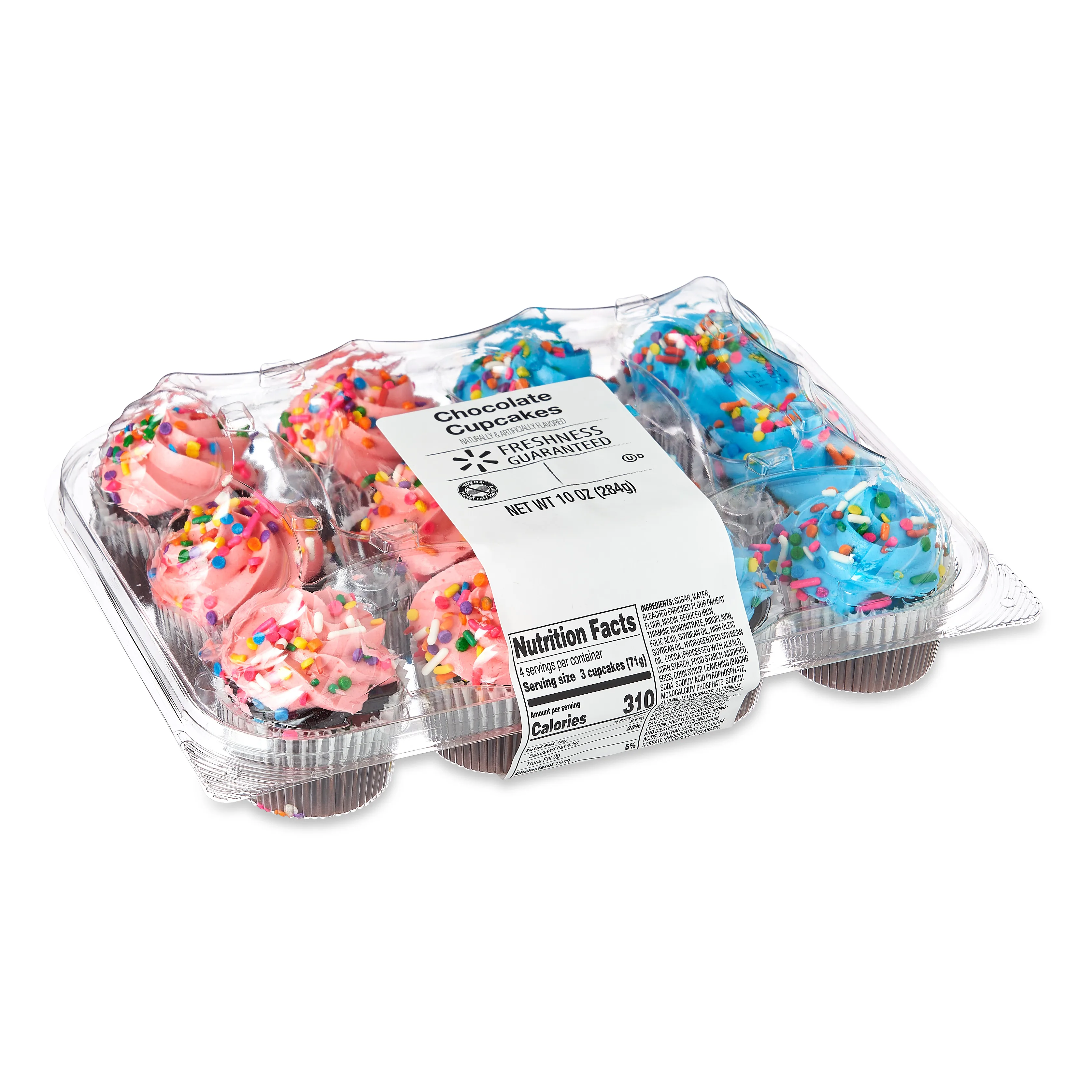 Freshness Guaranteed Chocolate Mini Cupcakes, 10 oz, 12 Count