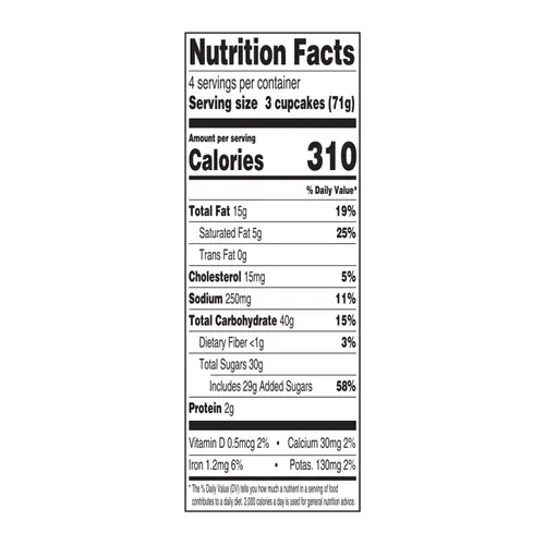 Freshness Guaranteed Chocolate Mini Cupcakes, 10 oz, 12 Count thumbnail 3