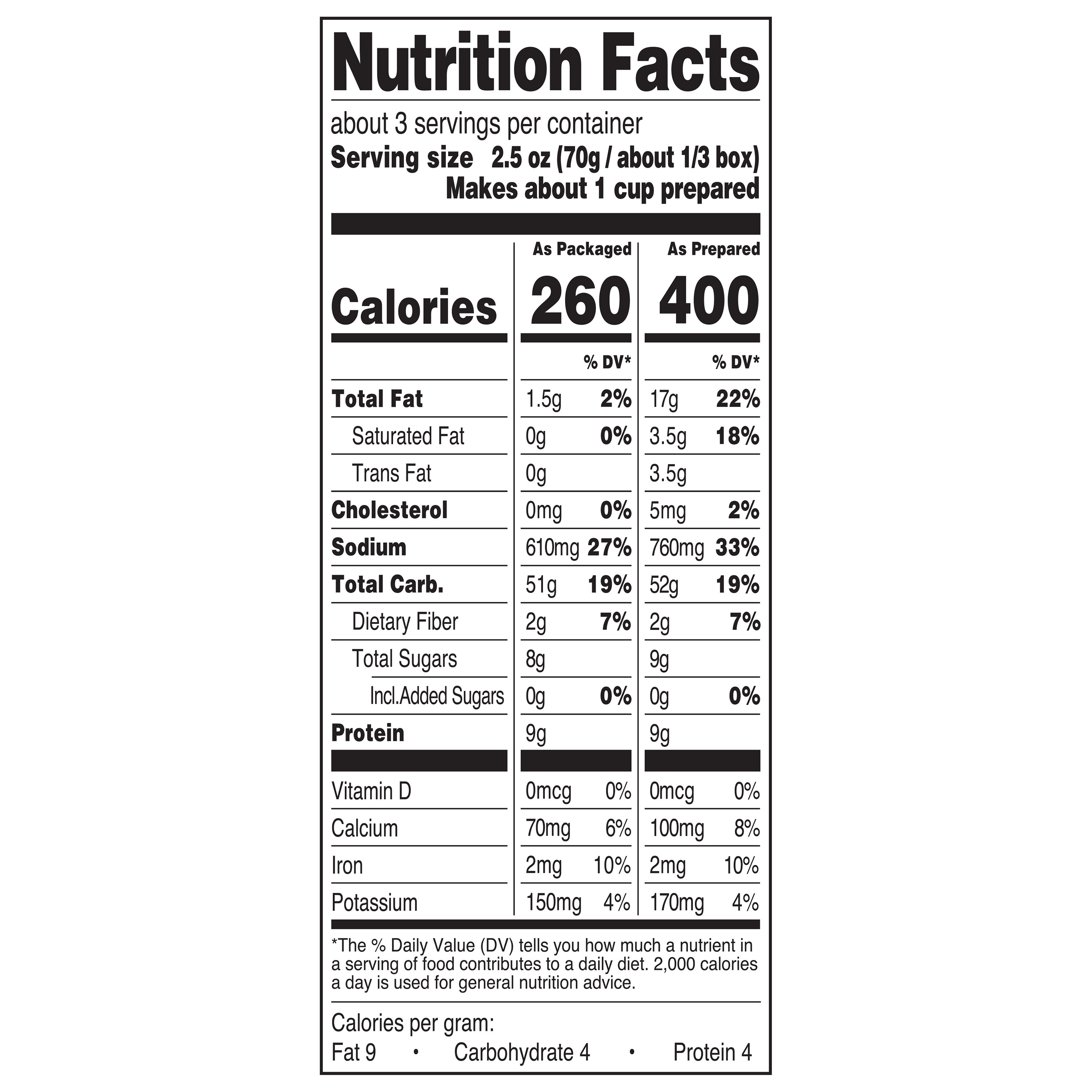 Great Value Three Cheese Shells and Cheese, 7.25 oz Shelf Stable Packaged Meal thumbnail 3