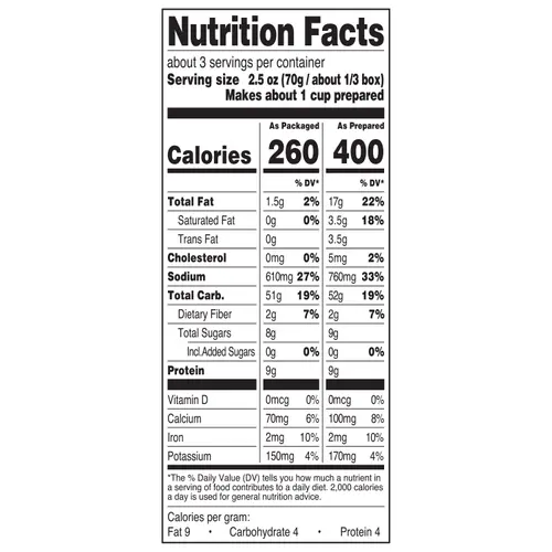 Great Value Three Cheese Shells and Cheese, 7.25 oz Shelf Stable Packaged Meal thumbnail 3