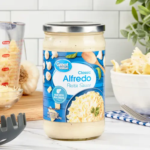 Great Value Classic Alfredo Pasta Sauce, 22 oz thumbnail 2