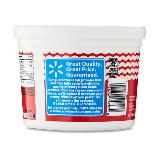 Great Value 4% Milkfat Minimum Small Curd Cottage Cheese, 48 oz thumbnail 4