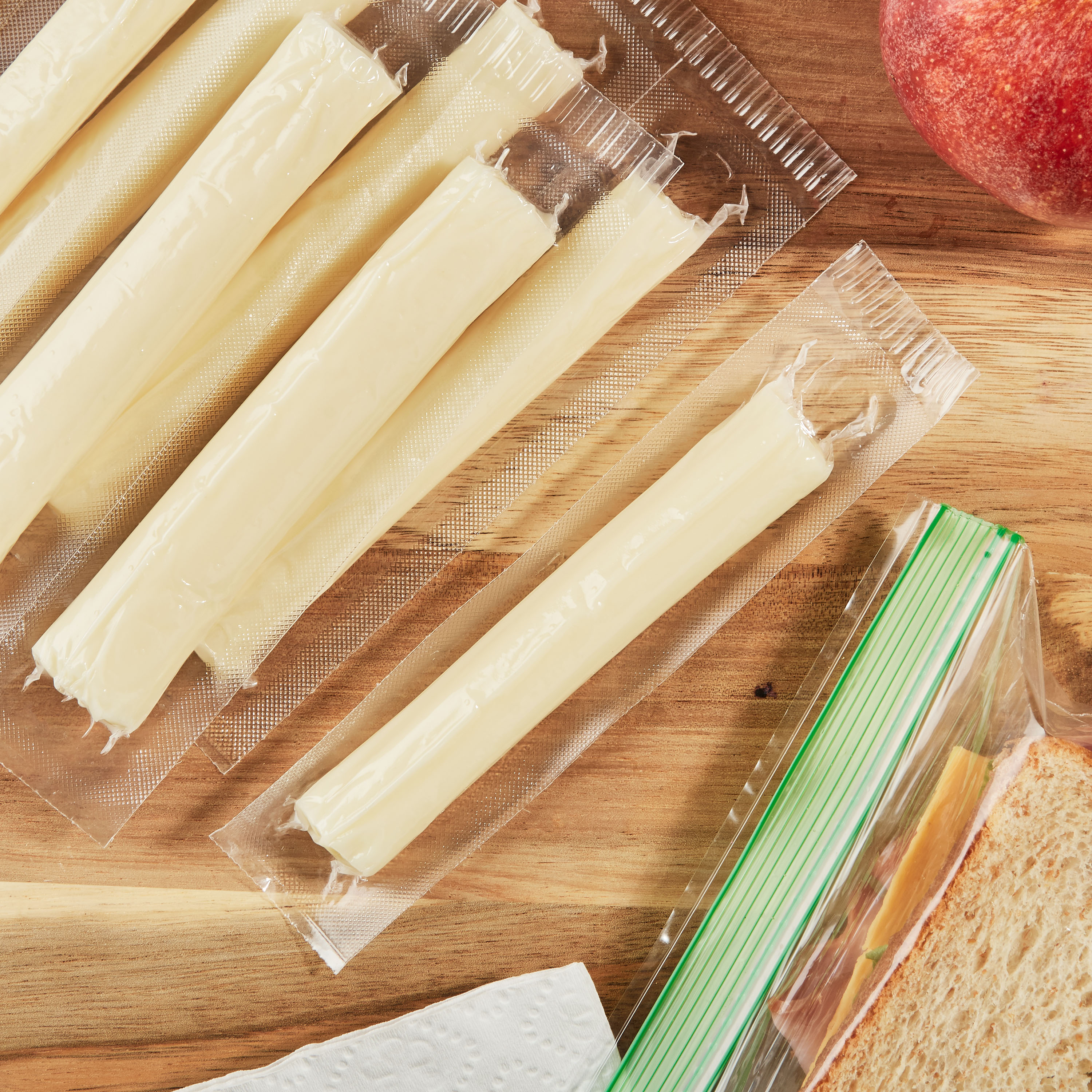 Great Value Mozzarella String Cheese Sticks, 12 oz Bag, 12 Count (Refrigerated) thumbnail 2
