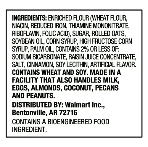 Great Value Oatmeal Flavor Cookies, 18 oz thumbnail 4