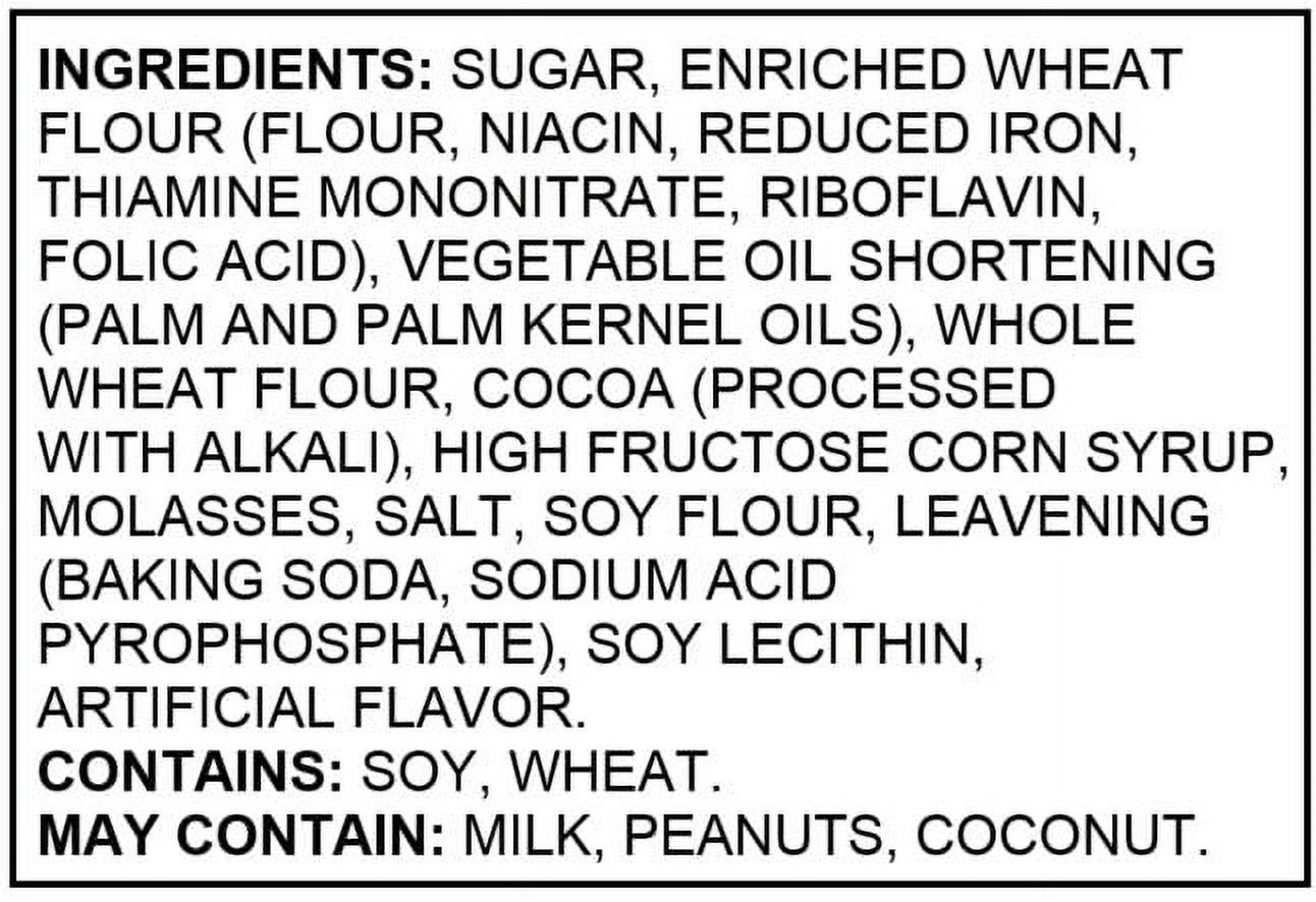 Great Value Fudge Graham Cookies, 13 oz thumbnail 4