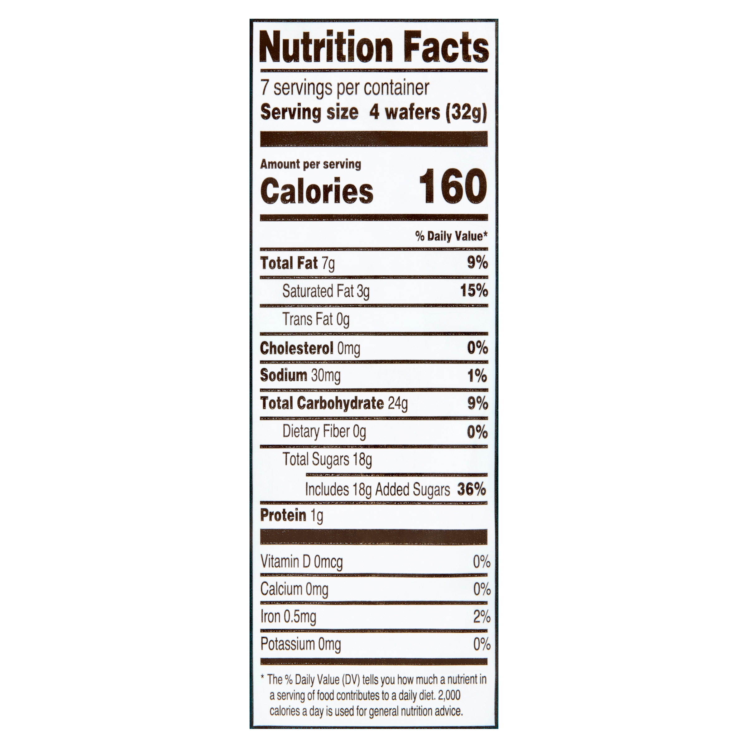 Great Value Vanilla Flavor Wafer Cookies, 8oz thumbnail 3