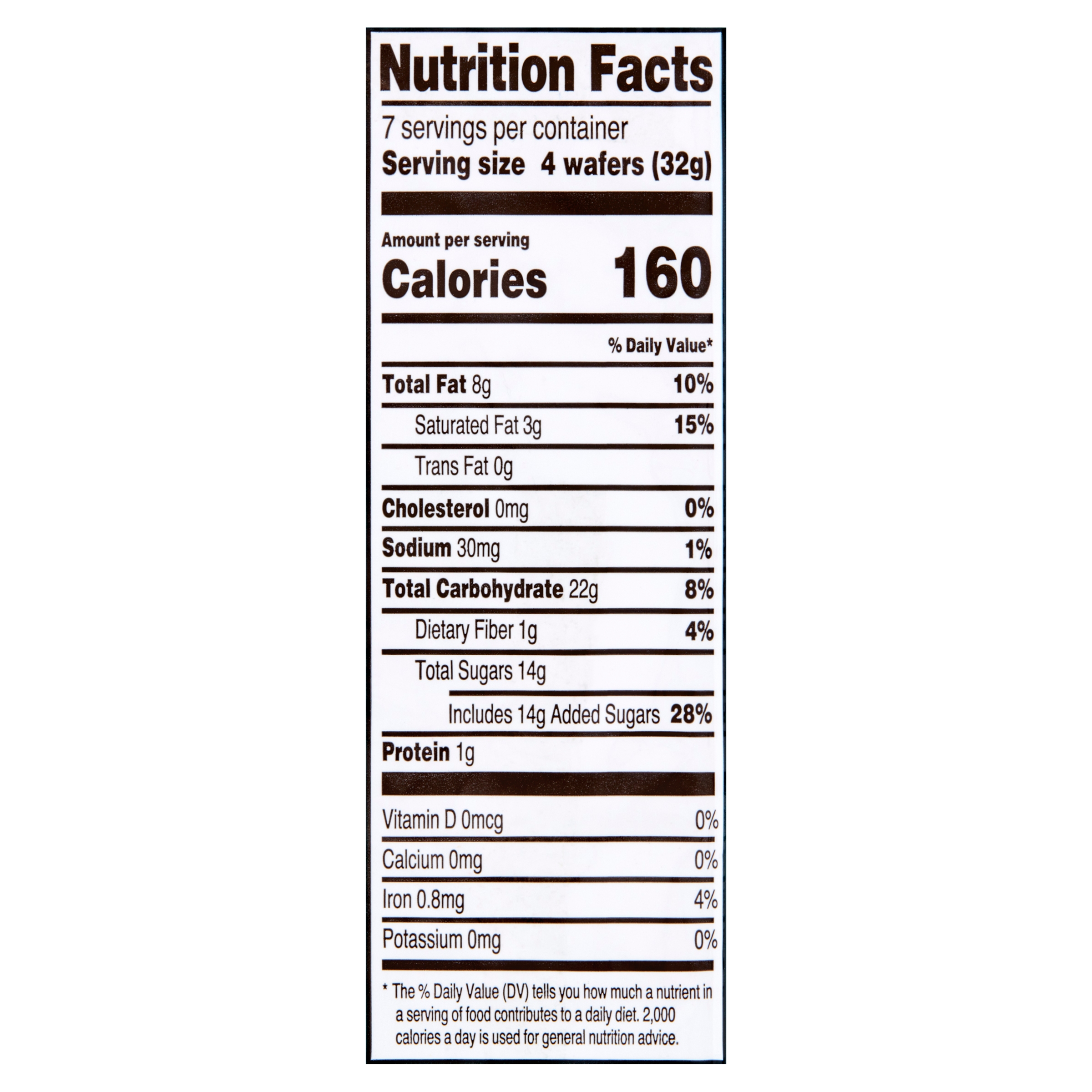 Great Value Chocolate Creme Wafer Cookies, 8 oz thumbnail 3