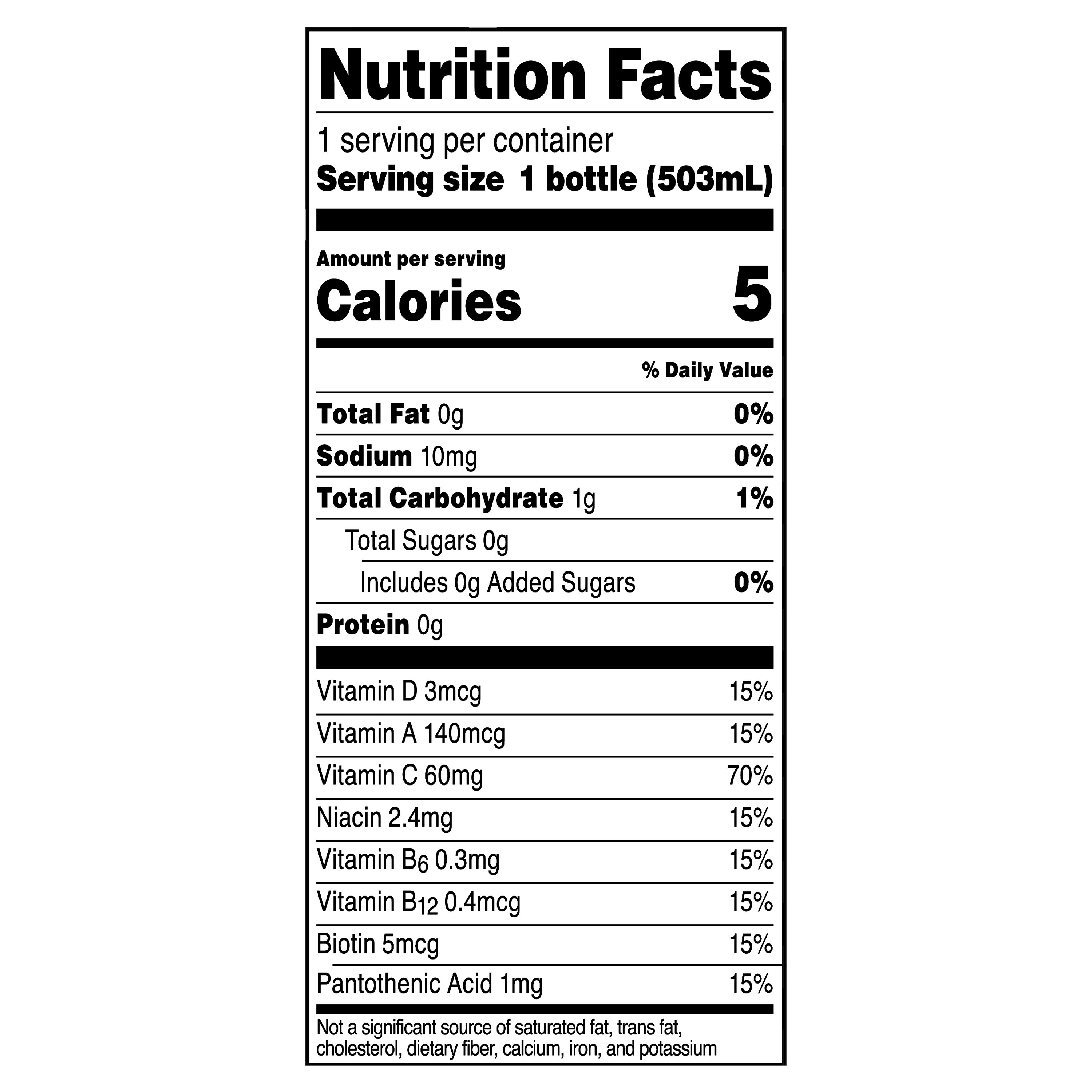 Clear American Pineapple Orange Sparkling Water, 17 fl oz Bottle thumbnail 4