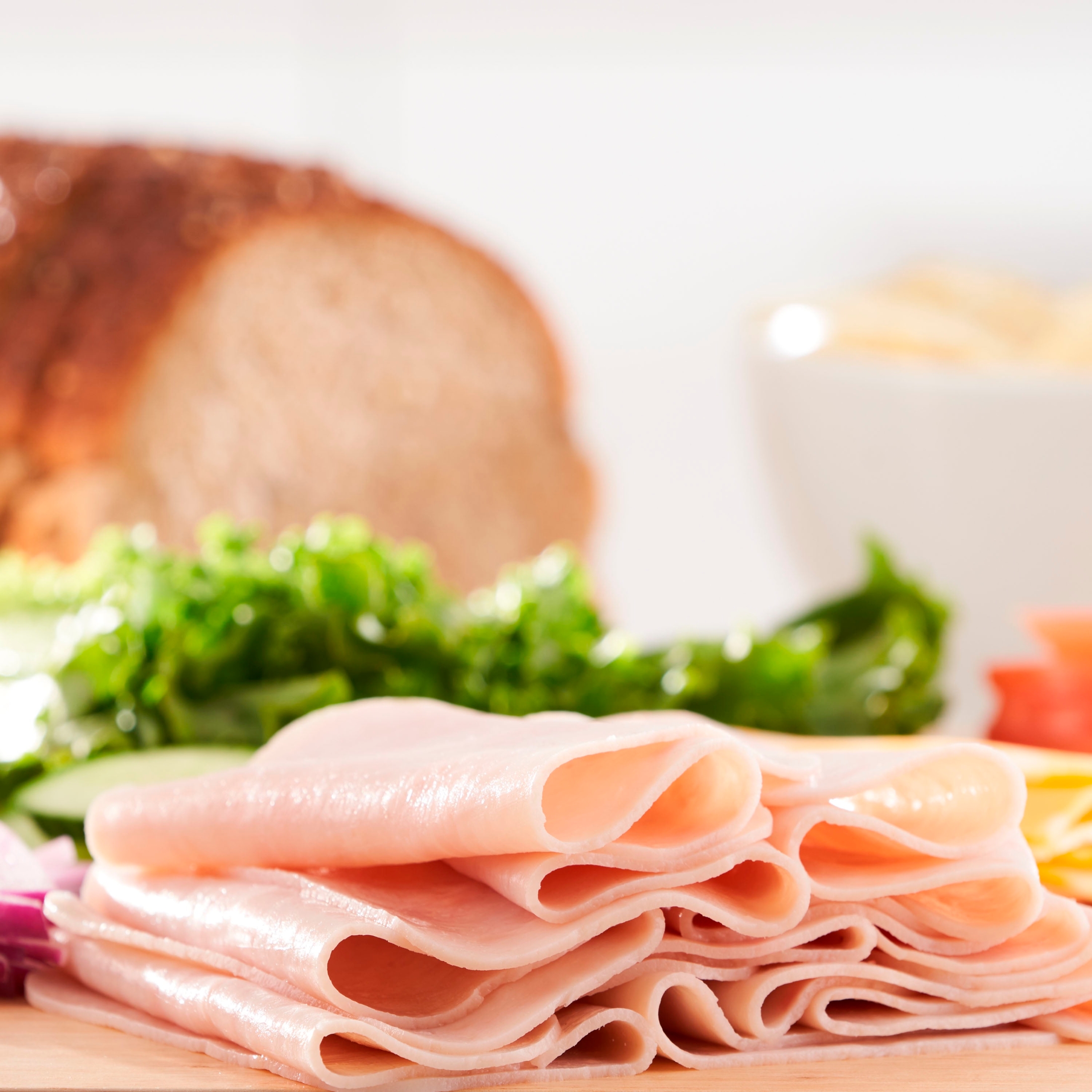 Great Value, Smoked Turkey Breast, 32 oz, Deli - Sliced thumbnail 2
