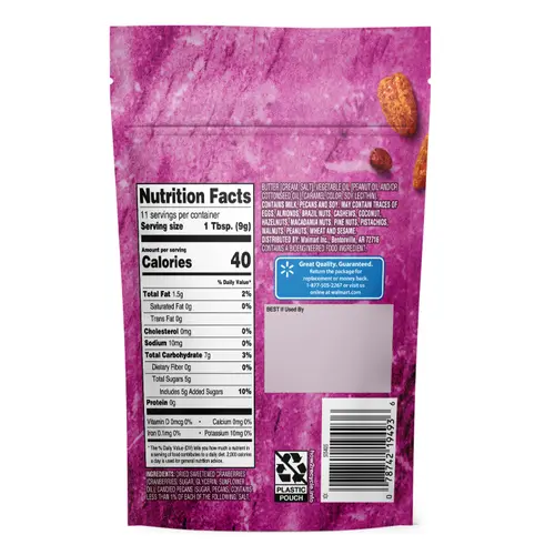 Great Value Dried Cranberries & Candied Pecans, 3.5 oz thumbnail 3