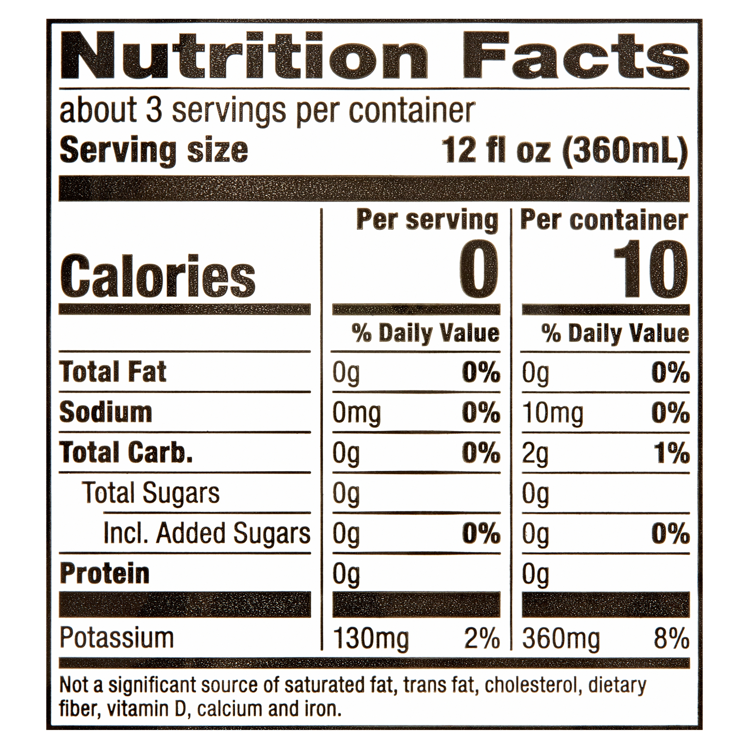 Clear American Black Cherry Sparkling Water, 1 Liter thumbnail 3