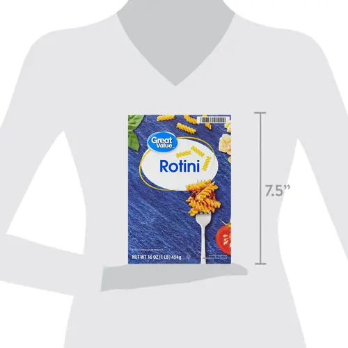 Great Value Rotini, 16 oz Box, (Shelf Stable) thumbnail 2