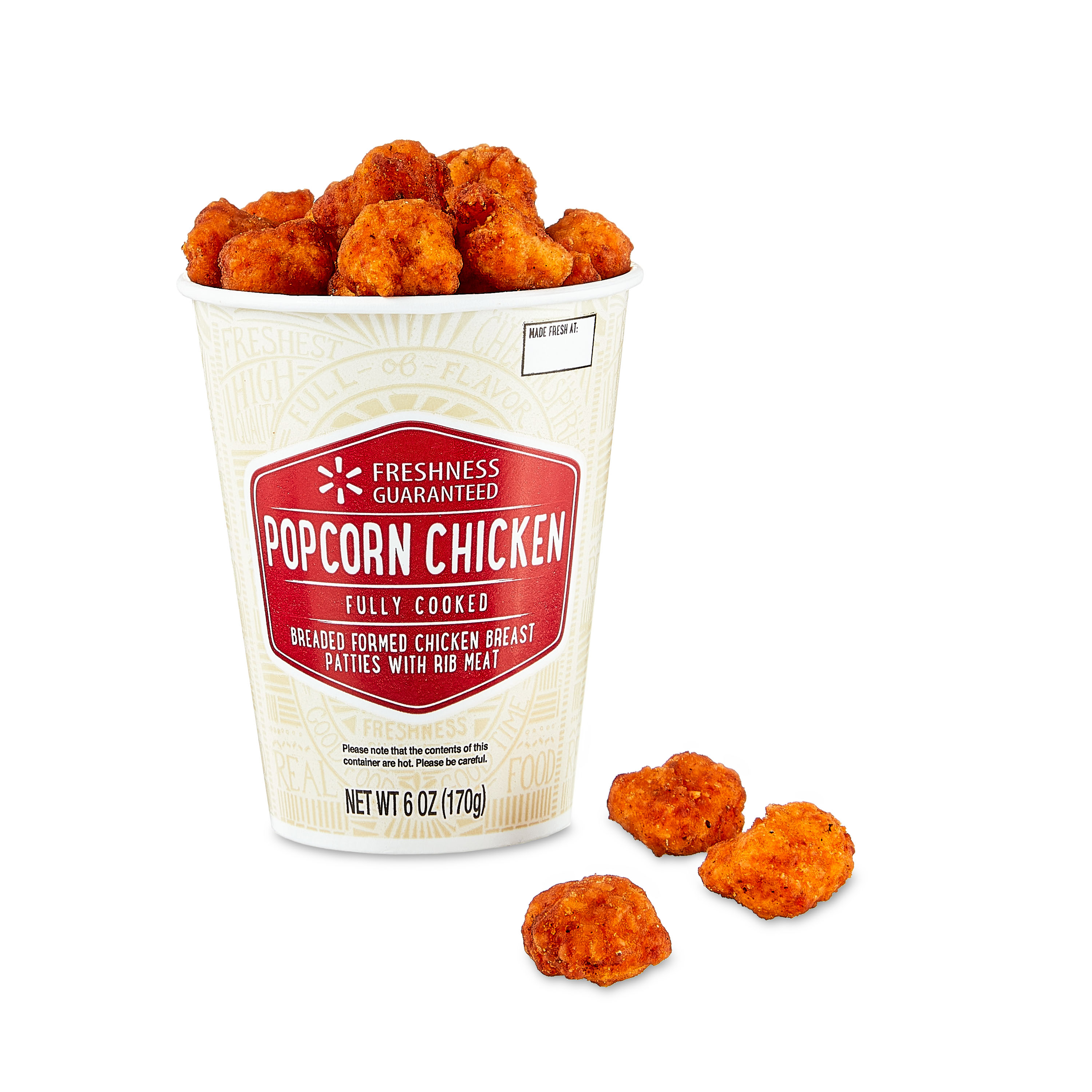 Freshness Guaranteed Hot, Ready-To-Eat Popcorn Chicken