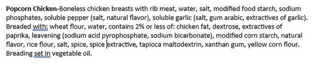 Freshness Guaranteed Hot, Ready-To-Eat Popcorn Chicken thumbnail 3