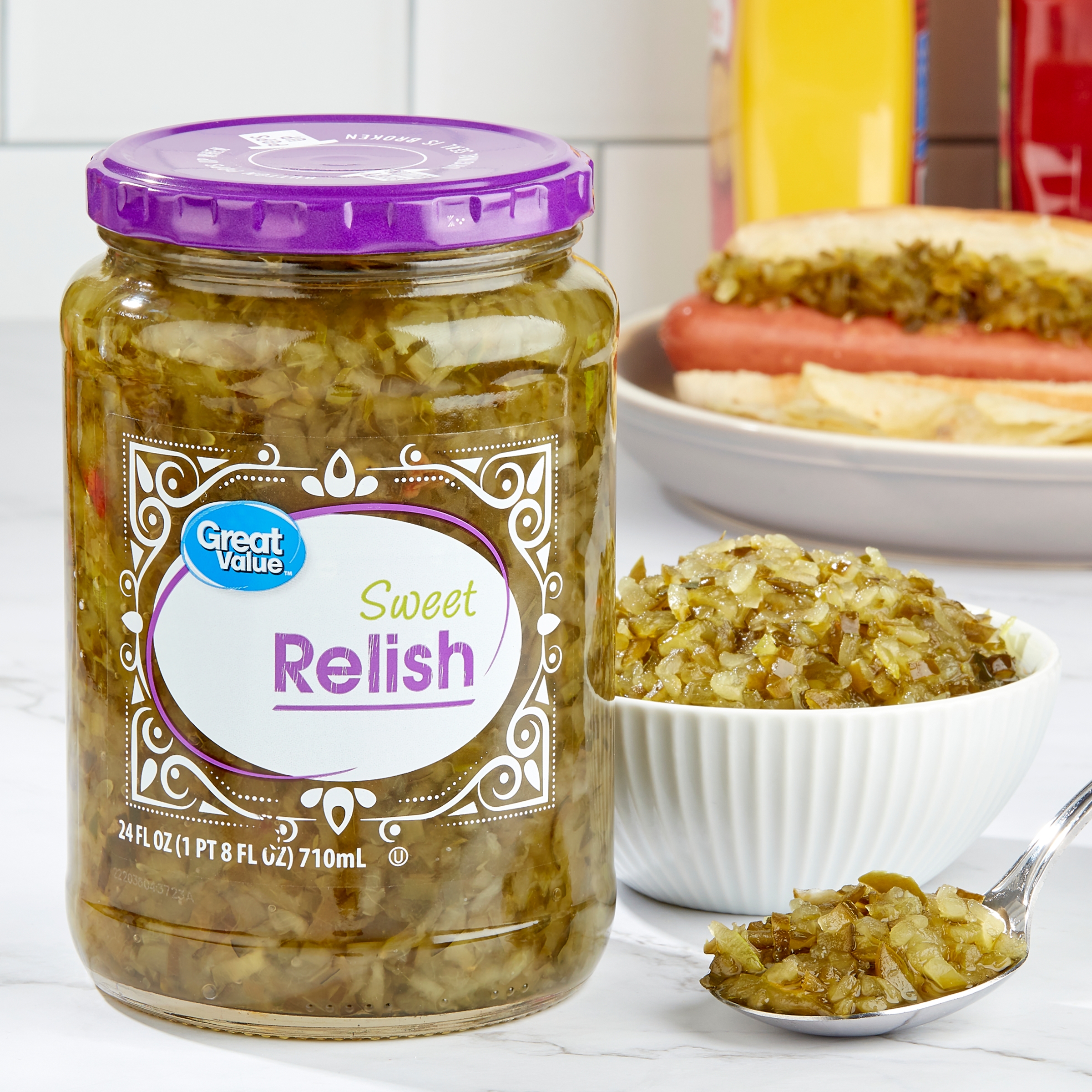 Great Value Sweet Relish, 24 fl oz thumbnail 2