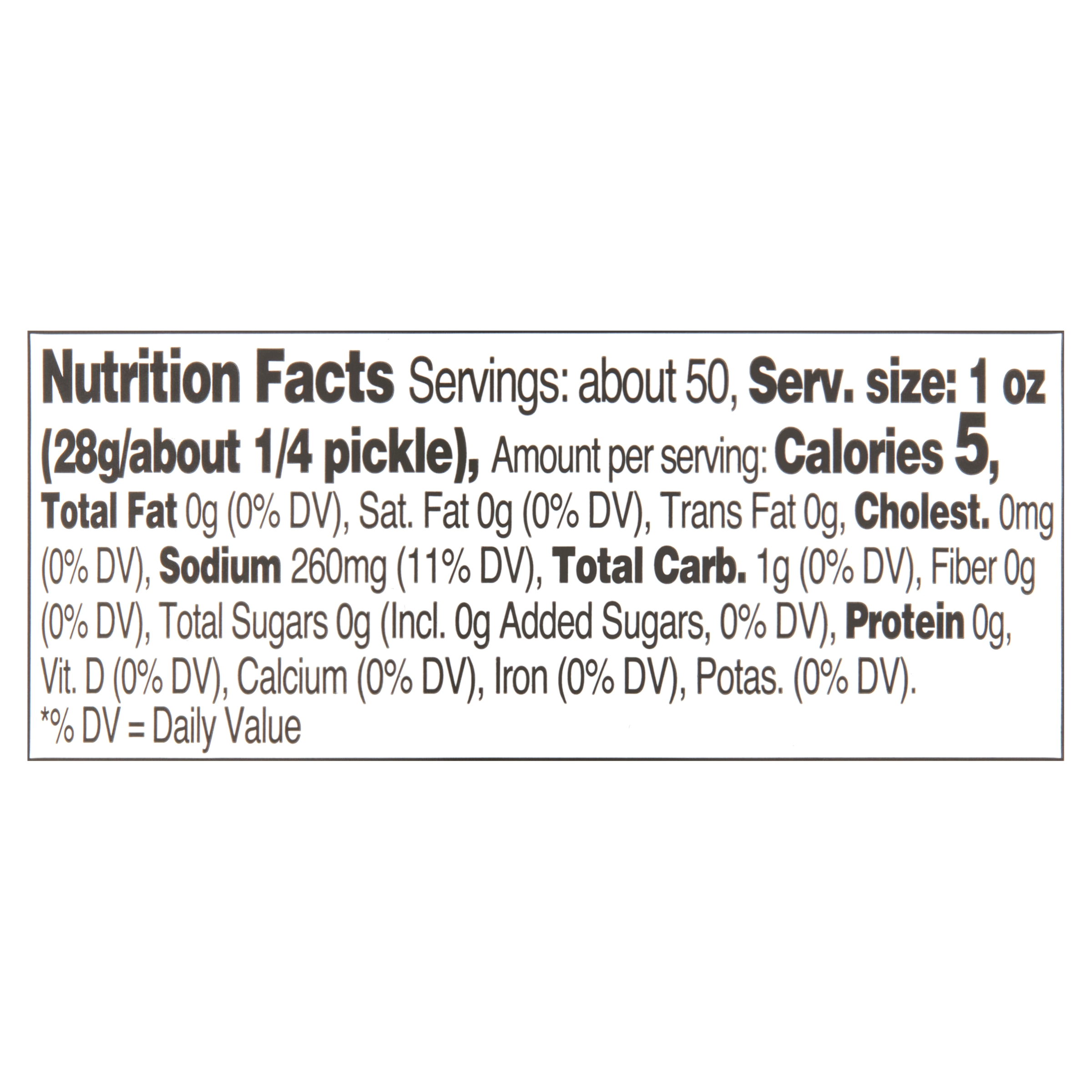 Great Value Kosher Whole Dill Pickles Fresh Pack, 80 fl oz thumbnail 3