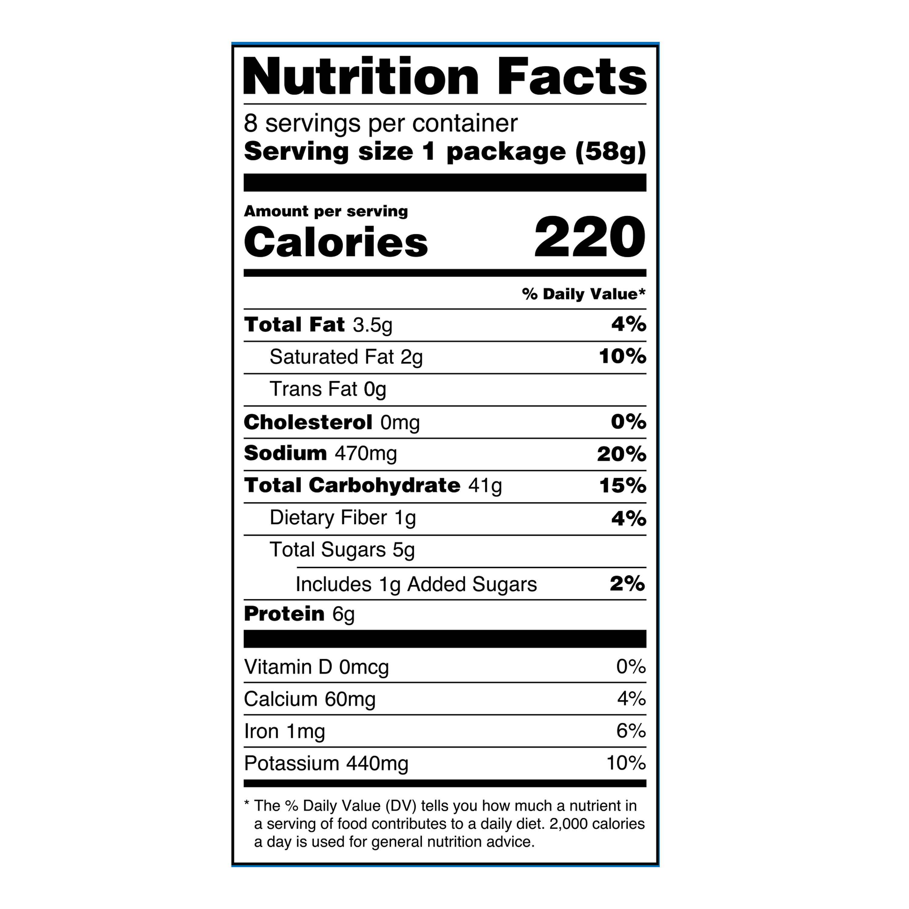 Great Value Original Macaroni & Cheese, 2.05 oz, 8 Count Shelf Stable thumbnail 4