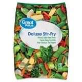 Great Value Frozen Deluxe Stir Fry, Mixed Vegetables, 20 oz Bag
