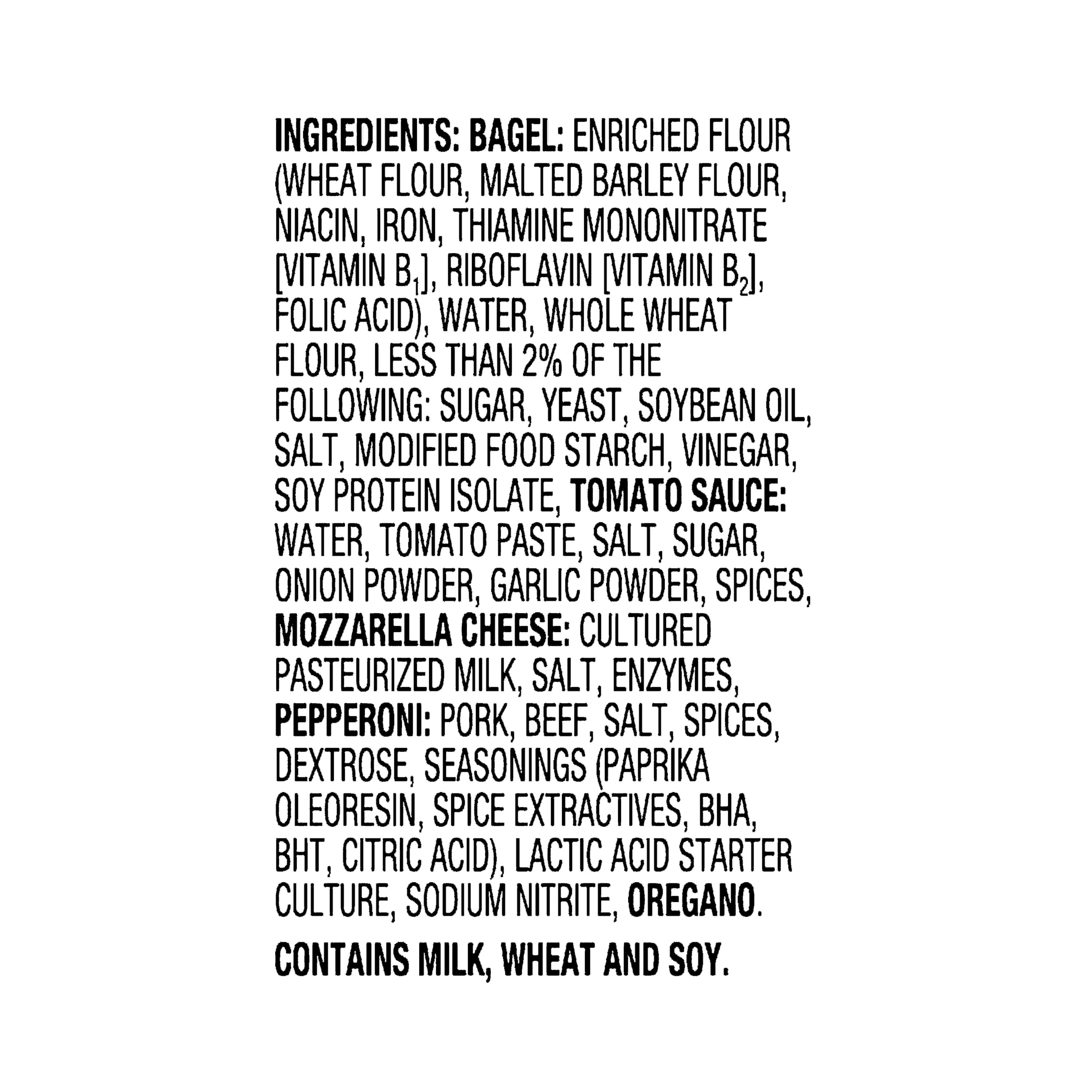 Great Value Cheese & Pepperoni Mini Pizza Bagels, 7 oz, 9 Count thumbnail 4