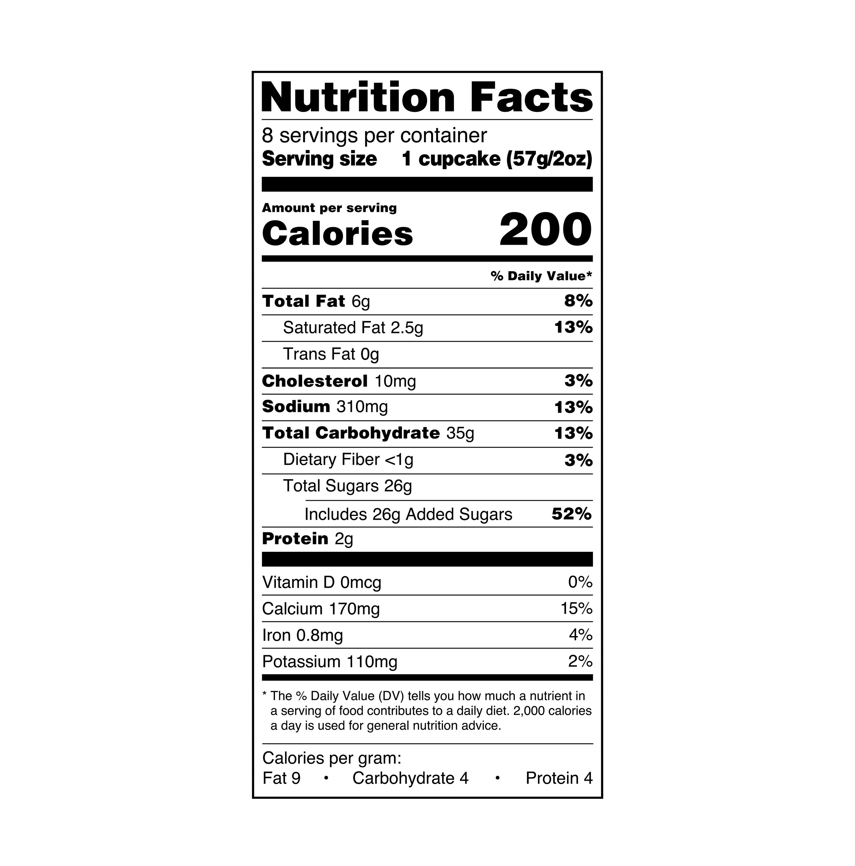 Great Value Creme Filled Chocolate Cupcakes, 16 oz, 8 Count thumbnail 4