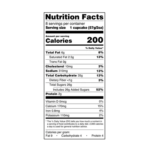 Great Value Creme Filled Chocolate Cupcakes, 16 oz, 8 Count thumbnail 4