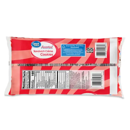 Great Value Assorted Flavor Sandwich Cookies, 25 oz thumbnail 4