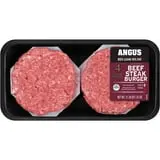 85% Lean / 15% Fat Angus Ground Beef Steak Burgers, 4 Count, 1.33 lb Tray, Fresh, All Natural*