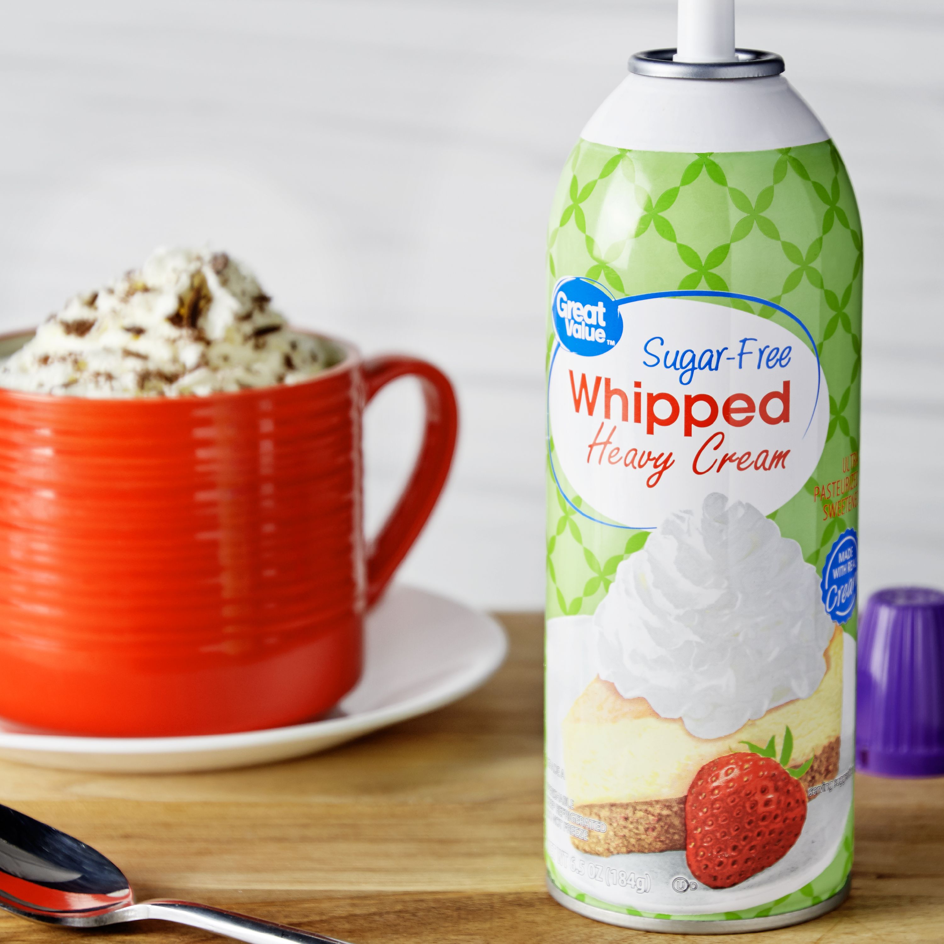 Great Value Original Sugar Free Whipped Topping, 6.5 oz thumbnail 3