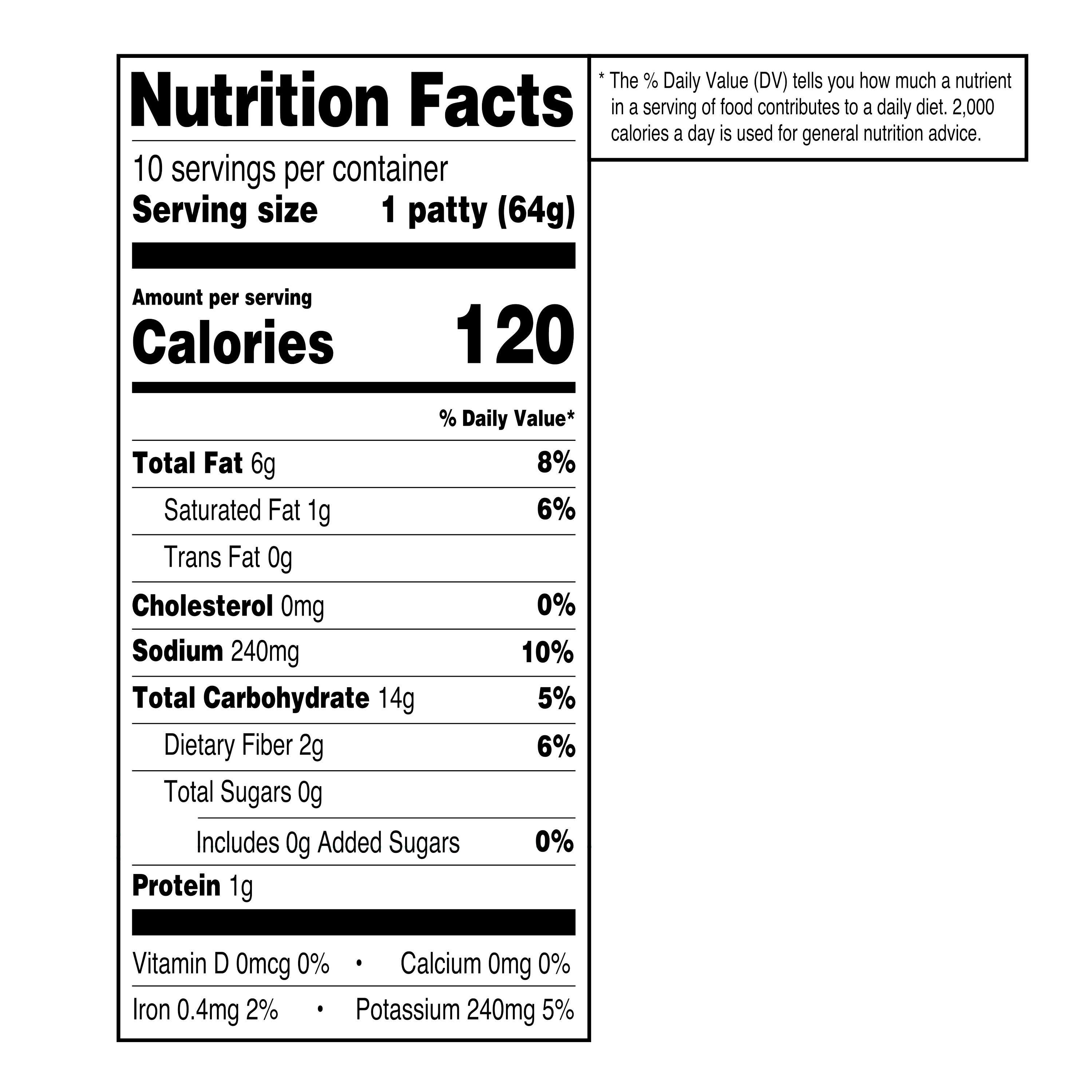 Great Value Hashbrown Patties, 22oz thumbnail 3