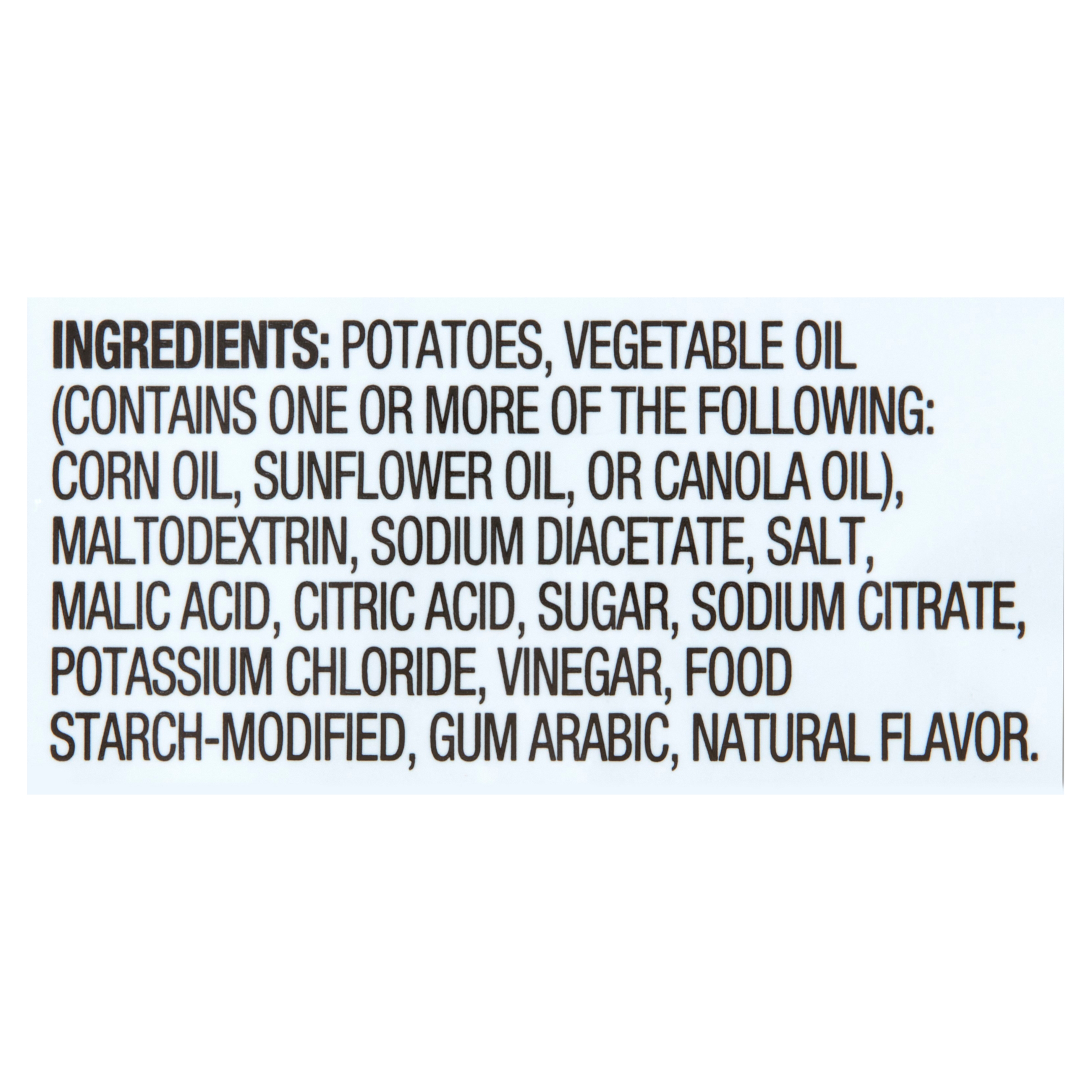 Great Value Salt & Vinegar Flavor Potato Chips, 7.75 oz bag thumbnail 3