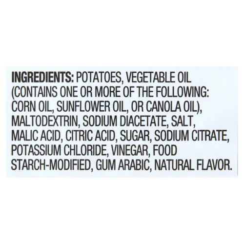 Great Value Salt & Vinegar Flavor Potato Chips, 7.75 oz bag thumbnail 3