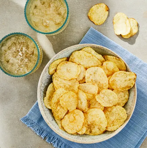 Great Value Lightly Salted Potato Chips, 7.75 oz Bag thumbnail 2