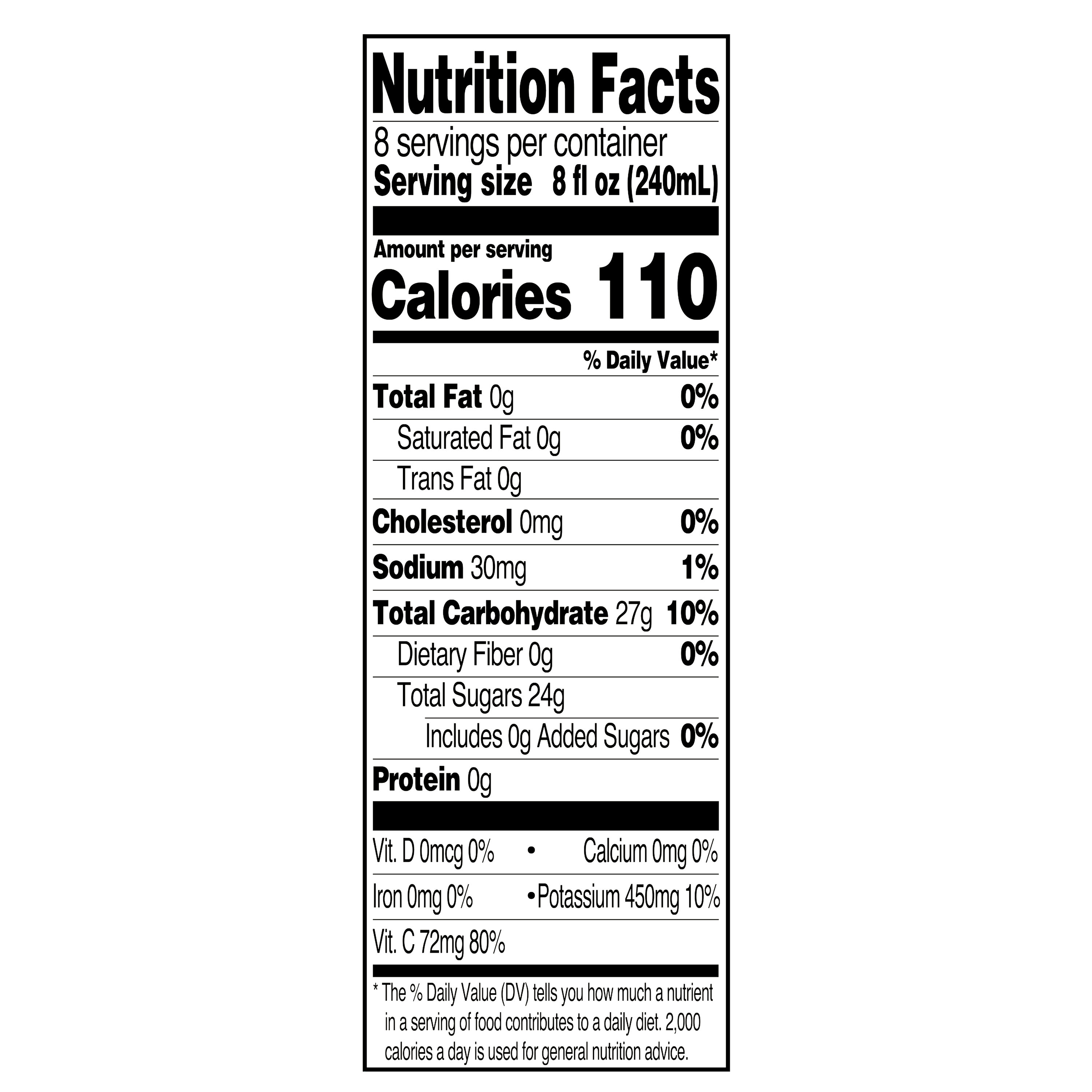 Great Value Orange 100% Juice, 64 fl oz thumbnail 3